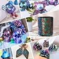 thumbnail image 5 of LET'S RESIN Chameleon Mica Powder, 10 * 5g Color Shifting Mica for Epoxy Resin/Tumbler, Saturated Chrome Pigment for Oil Painting,Slime,Nails, 5 of 7