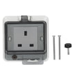 thumbnail image 2 of Enchufe Eléctrico, IP66, Carcasa De PC Estándar Del Reino Unido, Enchufe Impermeable A Prueba De Llamas Con Accesorios Para Oficina Para Exteriores, 2 of 7