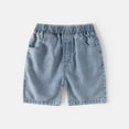 thumbnail image 2 of Boys Denim Shorts Fashion Half Pants Denim Shorts With Pocket Boys Fashion Toddler 12-18 Months Boy Clothes Cute&nbsp;Boy&nbsp;Clothing, 2 of 6
