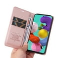 thumbnail image 3 of Wallet Case for Samsung Galaxy A53 5G, Business Style PU Leather Magnetic Adsorption Flip Folio Cover with Kickstand Card Slots Cash Holder Soft Silicone Shockproof Protective Case,Rosegold, 3 of 8