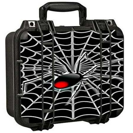 Image of Skins Decals For Pelican 1400 Case / Black Widow Spider Web