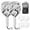 White, variant on Pickleball Rackets Set Pickleball Paddle Set of 2 Rackets and 4 Pickleballs Balls Pickle-Ball Racquet with Balls Sports Accessory