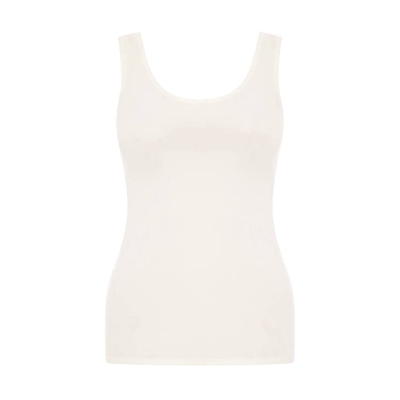 Chantelle ladies top - vest, soft stretch, seamless, one size 34-44 Ivory One Size