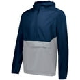 thumbnail image 3 of Holloway Sportswear M Pack Pullover Navy/Athletic Grey 229534, 3 of 5