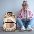 thumbnail image 2 of Yuyamidu Capybara School Backpack for Girls Kids Bookbag for Elementary Middle School, Leopard Print Casual Back Packs Lightweight Bookbag Outdoor Daypack, 2 of 7