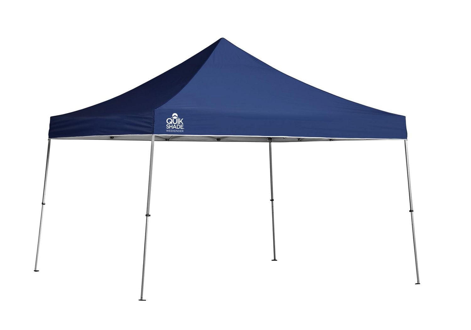 Quik Shade 12' x 12' Weekender Elite 144 Square Feet of Shade Straight Leg Base Outdoor Pop-up Canopy, Twilight Blue