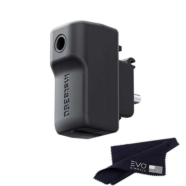 Adaptador de micrófono Insta360 X4 para cámara X3 con tipo C y 3.5 mm