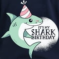 thumbnail image 3 of CafePress - Shark Birthday Long Sleeve T Shirt - Women's Long Sleeve Graphic Tee Casual Fit, 3 of 4
