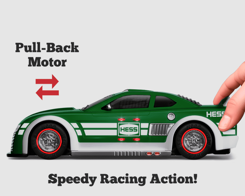 Hess Toy Truck 2025 Stock Car Racers, Annual Holiday 2-in-1 Race Car Duo Limited-Edition