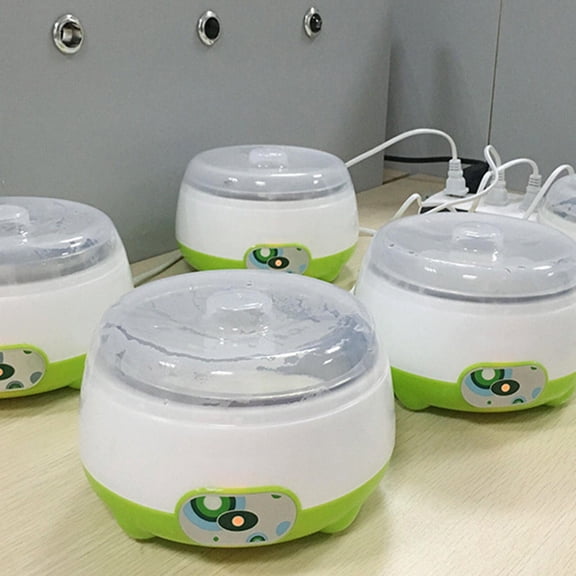 17.5*11cm 15W White&Green Yogurt Maker Auto Constant Temperature Home Yogurt Maker for Yogurt Rice Wine