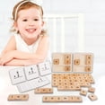 thumbnail image 4 of de Matemáticas División de Juguete Números Bloques Bloques Preschool Regalos CUTICAT Juguetes de matemáticas Montessori, 4 of 8