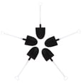 thumbnail image 1 of 50Pcs Shovel Shape Spoons Plastic Coffee Spoons Creative Dessert Spoons, 1 of 3