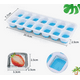 thumbnail image 3 of 8pcs  Xtellar Moldes Para Hielos Silicona Cubos Suave Tapas Bandeja Color  Verde, 3 of 3