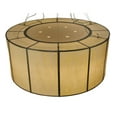 thumbnail image 7 of Meyda 137072 72 in. Cilindro Touro Pendant, Nickel & Bleached Honey Onyx, 7 of 7