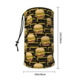 thumbnail image 2 of Neck Gaiter Face Cover Scarf, Cute Hamburger Block Soft Face Sun Mask Cover Scarf Headband Cooling Sweat Absorbing Bandanas Hiking Cycling Running, 2 of 7
