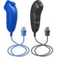 thumbnail image 1 of Pack de 2 mandos Wii Nunchuk, mando Wii Nunchuk compatible con mandos de videojuegos Nintendo Wii y Wii U, 1 of 5