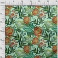 thumbnail image 3 of oneOone Polyester Lycra Mint Green Fabric Florals Sewing Craft Projects Fabric Prints By Yard 56 Inch Wide, 3 of 4