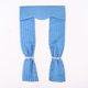 thumbnail image 4 of Hermosa cortina azul para ventana de casa de muñecas para casa de muñecas 1/12 perfke Dollhouse Miniatures Curtain, 4 of 5