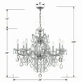 thumbnail image 3 of Crystorama Lighting - Nine Light Chandelier - Chandelier - Maria Theresa - Eight, 3 of 7