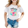 thumbnail image 3 of YUEHUA First Day Of Preschool Shirt Boy Relaxed Fit Breathable Round Neck 1/4 Sleeve School Days Short Sleeve Shirts Graphic T-Shirts, 3 of 5