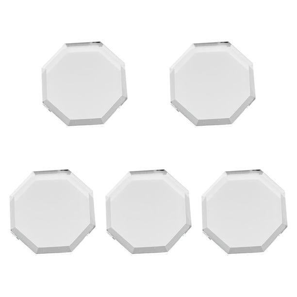 5x Pesas de vidrio para patrones de costura, peso para patrones de tela, peso para cortar tela Octágono