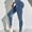 Green, variant on TaTaai Womens Yoga Leggings High Waisted Tummy Control Peach Hip Shaping Naked Feel High Elastic Solid Soft Breathable Pants for Fitness Running Gift