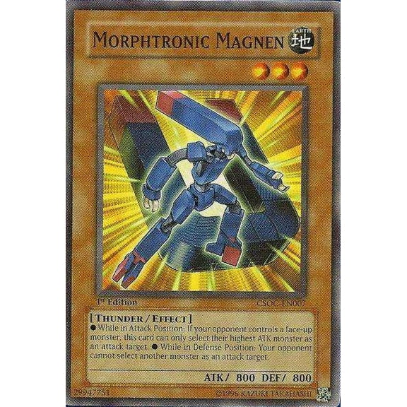 YuGiOh Crossroads of Chaos Common Morphtronic Magnen CSOC-EN007
