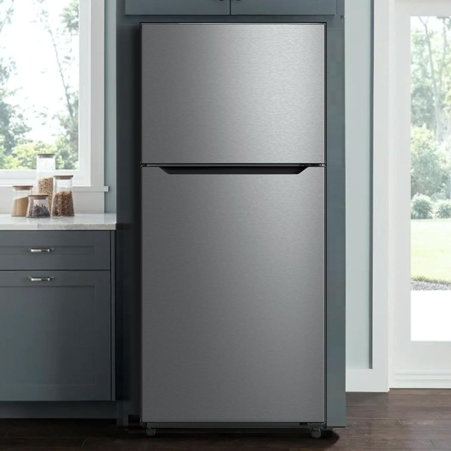 Galanz 11-Cu. Ft. Convertible Upright Freezer, Stainless Steel