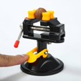 thumbnail image 4 of Mini mesa portátil para trabajos pequeños, pasatiempos, joyería, bricolaje, herramientas de reparación, mesa de trabajo, banco de herramientas, tornillo de banco, negro, negro, 4 of 5