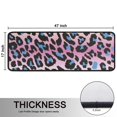 thumbnail image 5 of Kitchen Rugs Sets Of 2,Pink and Blue Of Leopard Print Anti Fatigue Kitchen Mat Rugs Non Slip Washable,Decorative Kitchen Floor Mats for Kitchen,Sink,Laundry,17"x47"+17"x47", 5 of 5
