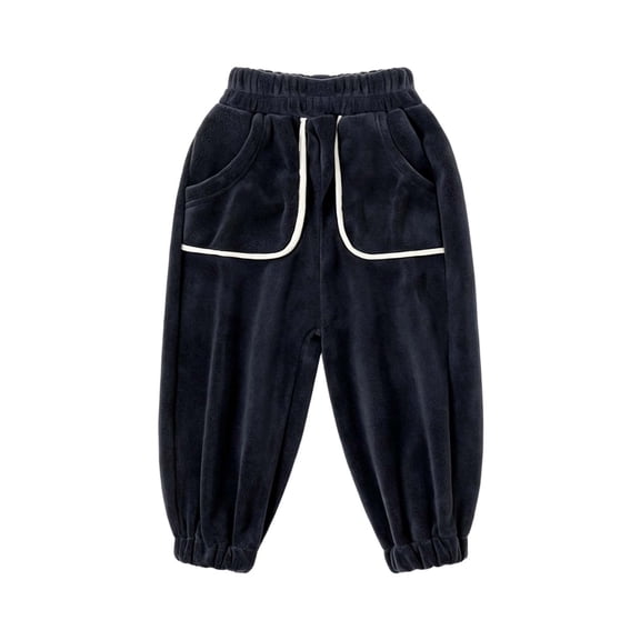 StSilkitty Boys Girls Fleece Sweatpants Elastic Waist Workout Joggers Athletic Running Sweat Pants with Pockets Size 2-12