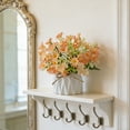thumbnail image 4 of Artificial Chrysanthemum Flower Arrangement - Fake Silk Plants Bouquet in Pot for Home Decor - Living Room Dining Table Office Shelf Desk Ornament - No Maintenance Faux Potted Plants Set with Vase, 4 of 6