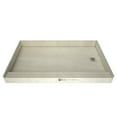 thumbnail image 2 of Tile Redi B3760R-SCSQPVZ Redi Base Shower Pan, 60" W x 37" D, Polished Chrome, 2 of 4