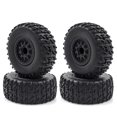 thumbnail image 1 of Neumáticos de goma para orugas de control remoto, neumáticos de coche de control remoto, 4 piezas, reemplazo hexagonal de 12mm para camión de recorrido corto Slash Remote Control 1/10 Abanopi Neumático, 1 of 7