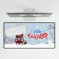 thumbnail image 4 of Hello Winter Ragdoll Smiling in Red Scarf Hat Welcome Christmas Desk Mat Full Keyboard Mouse Pad Cat Lover Kitten Owner Gifts Idea Large Mousepad - 00017, 4 of 5