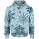 thumbnail image 4 of Sudadera con capucha con estampado de árbol de Navidad para hombre, marca Pinecone, sudaderas de invierno duraderas y asequibles con copos de nieve para hombre, 4 of 5