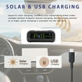 thumbnail image 3 of Tire Pressure Monitoring System, TPMS With 4 Sensors, Tire Pressure Gauge With Solar And USB Charger, With Color LCD Screen Real-time Display For Car RV SUV-black, 3 of 6