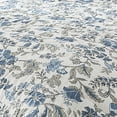 thumbnail image 5 of Lush Decor Lillian Block Print Reversible Quilt 6 Piece Set Full/ Queen Blue & Sage - Floral Bedding Set with Pillows - Block Print Quilt - Vintage Decor, 5 of 8