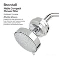 thumbnail image 2 of Filtro de ducha Brondell VivaSpring Compact Pulido Cromo, 2 of 8