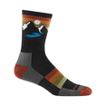 thumbnail image 3 of Darn Tough Men's Sunset Ridge Micro Crew Lightweight with Cushion Sock (Style 1997), Large, Bottle & Charcoal (Variety Pack), 3 of 8