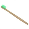 thumbnail image 4 of Dosaele Biodegradable Toothbrush Bamboo Toothbrush Biodegradable Soft Eco Friendly Nylon Bristles 6 Colors Toothbrushes(Green), 4 of 8