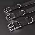 thumbnail image 3 of 1 collar para perro (S, negro), cómodo collar para perro ajustable con hebilla fácil, collar acolchado de nailon resistente para cachorros y mascotas ER, 3 of 5