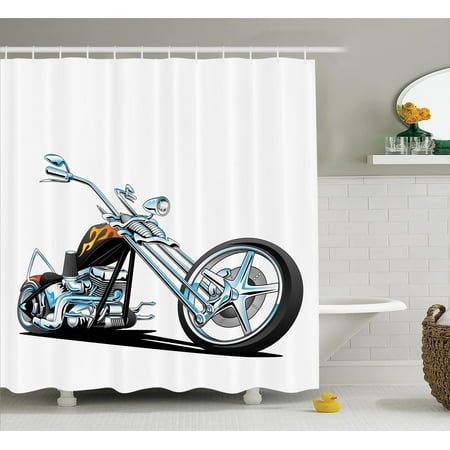Manly Decor American Chopper Motorcycle Compeions Traveling Tough Manly Decor American Chopper Motorcycle Compeions Traveling Tough Wild Cool Sport Bathroom Accessories 69w