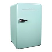 Magic Chef 0.7-cu. ft. 700-Watt Retro Countertop Microwave and 3.2-cu. ft. Energy-Star Certified Retro Mini Fridge Kit, Green