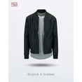thumbnail image 4 of ShirtBANC Outfits Mens Dropcut Tee and Bomber Jacket Set Perfect Fashion Wardrobe, 4 of 7