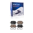 thumbnail image 5 of Detroit Axle - 5 Lug Brake Kit for Chevrolet Malibu HHR Cobalt Pontiac G5 Pursuit G6 Drilled and Slotted Disc Brake Rotors Ceramic Brake Pads Replacement: 11.65" inch Front and 10.63" inch Rear Rotor, 5 of 11
