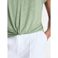 thumbnail image 4 of Time and Tru Women's Twist Front Top, Sizes XS-XXXL, 4 of 5