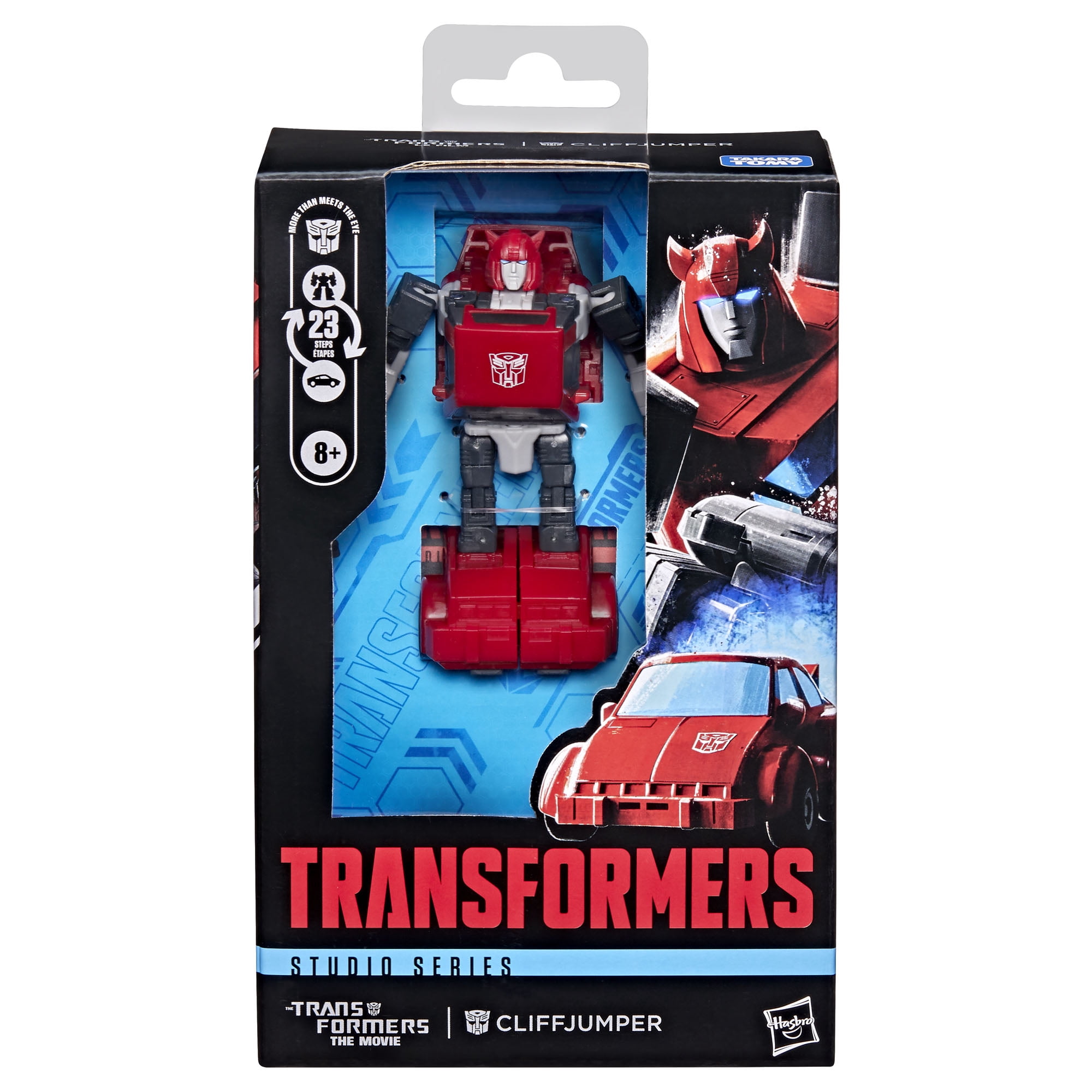 Transformers Studio Series Cliffjumper, The Transformers: The Movie 4-inch Action Figure, 8+