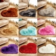 thumbnail image 4 of Neinkie Heart Shaped Soft Faux Sheepskin Fur Area Rugs for Home Sofa Floor Mat Plush Fluffy Faux Sheepskin Area Rug Plush Carpet Fur Room Mat for Home Sofa Floor Decor, 4 of 7