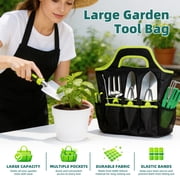 Deli Garden Tool Set, 8 Pieces Stainless Steel Heavy Duty Gardening Tool Set,Outdoor Gardening Hand Tools with Storage Bag,Ideal for Planting and Maintaining Gardens,Gardening Gifts for Women, Men